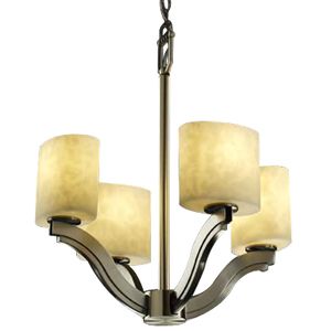 Clouds Bend Chandelier by Justice Design Group - Starlight Lighting USA and Canada